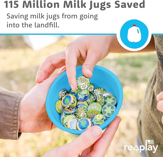 Re-Play 12 Oz. Toddler Bowls for Snack and Everyday Dining - Dishwasher and Microwave Safe - Made in USA - Set of 3-5.75" x 5.75" x 2" - Blossom