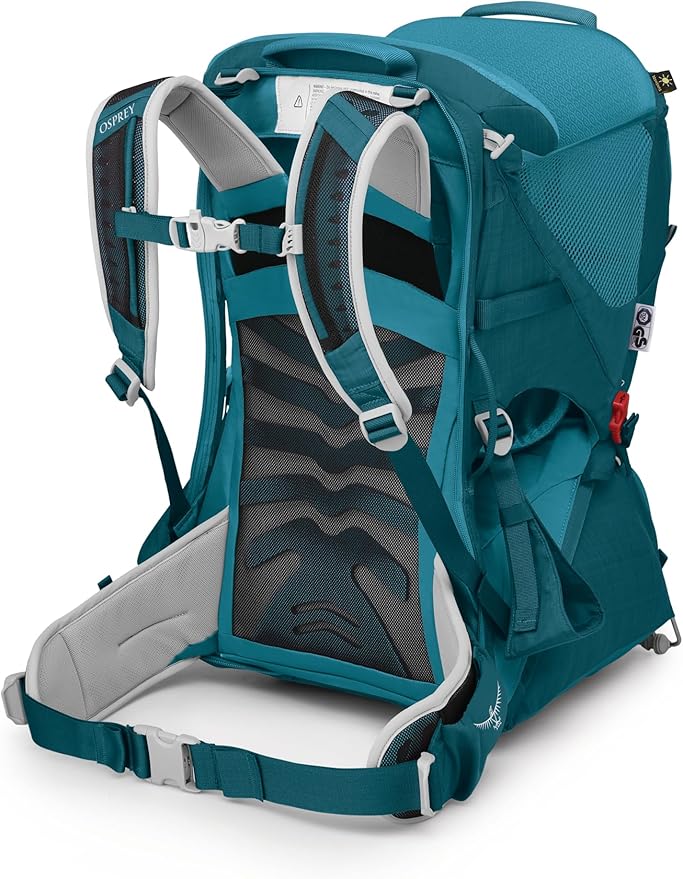 Osprey Poco LT Lightweight Child Carrier Backpack - Compact, Travel-Ready Kid Carrier with Sunshade and Adjustable Fit - Lightweight, Comfortable Hiking Carrier for Toddlers
