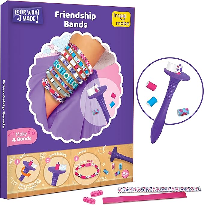 Imagimake Craft Kit - Arts and Crafts for Kids Ages 5+ - Air Dry Clay, Paper Quilling, Stamp Art - 3-in-1 Arts and Crafts Kit - Gifts for 5, 6, 7, 8 Year Olds