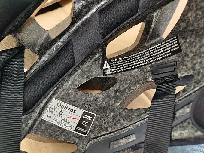 OnBros Kids Bike Helmet - Bike Helmets for 5-14 Boys or Girls with Visor, Children Bicycle Helmet for Skateboard Mountain Scooter Road Cycling, Lightweight and Adjustable 50-57CM