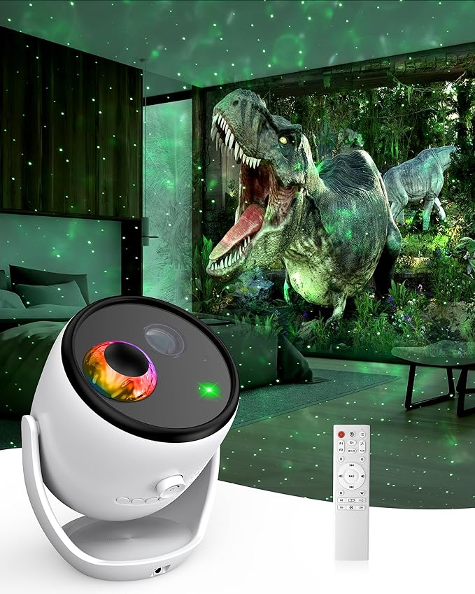 3D Galaxy Projector, Star Projector with 65 Dynamic Scenes, HD Planetarium Projector Night Light with Bluetooth Speaker for Room, Gift for Kids Adults, Relaxing Ambiance