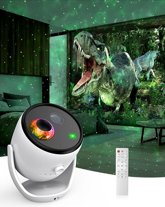 3D Galaxy Projector, Star Projector with 65 Dynamic Scenes, HD Planetarium Projector Night Light with Bluetooth Speaker for Room, Gift for Kids Adults, Relaxing Ambiance