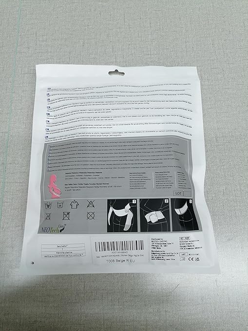 NeoTech Care Adjustable Maternity Belt - Light and Breathable Pregnancy Belly Support Band for Pregnant Women (Beige, Regular Size)