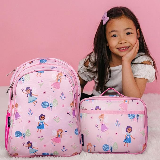 Wildkin 15-inch Kids Backpack – Durable, Padded, Adjustable for School & Travel - Fairy Garden