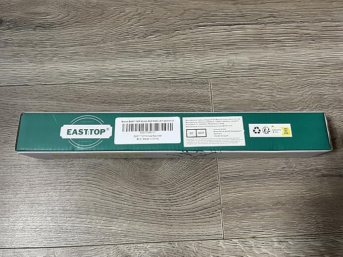 EAST TOP Soprano Recorder for Kids Beginners, 8 Hole Plastic German Fingering Flute Recorder 3 Piece with Cleaning stick, Cotton pouch, Fingering Chart, Colorful box (Hot Pink)