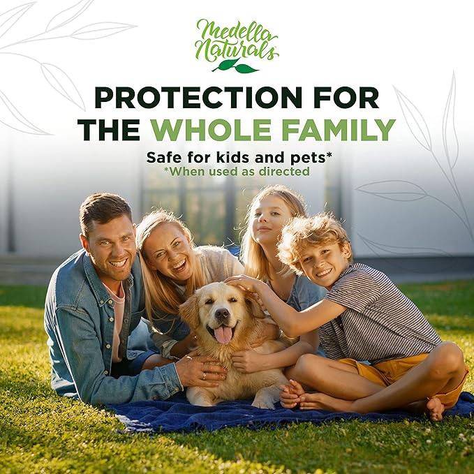 Deet-Free Insect & Mosquito Repellent Pack of 2 (4 oz) – Nice Smelling Insect Repellent with Lemongrass Oil Safe for Pets and Kids – Bug Spray Against Mosquitoes, Gnats, Black Flies, and No-See-ums