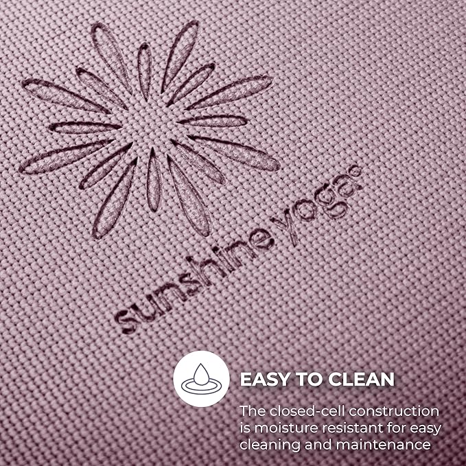 Sunshine Yoga Voyage Yoga Mat, 10 Pack, 72" x 24" Professional Studio and Gym Bulk Yoga Mats, 5mm Thick, Durable, Anti-Tear, Non Slip Fitness and Exercise Mats