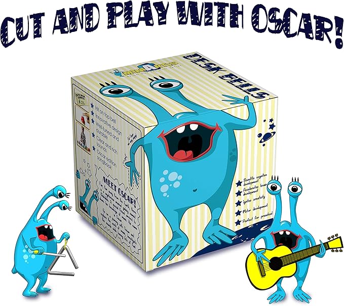 MINIARTIS Desk Bells for Kids | Educational Music Toys for Toddlers 8 Notes Colorful Hand Bells Set | Kids Musical Instrument with 15 Songbook | Great Birthday Gift for Children