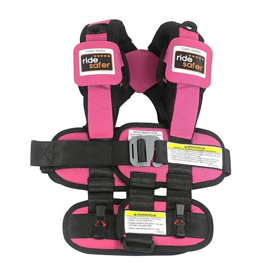 Small Pink, Lightweight, Compact, Portable Car Seat - Perfect for Travel and Everyday Child Safety