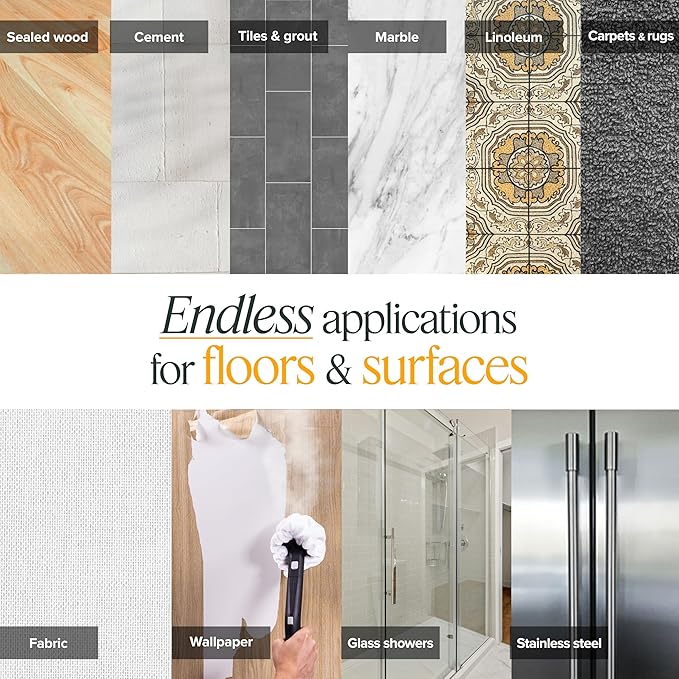 Dupray Neat Steam Cleaner with 18-Piece Kit – (Neat with the Awesome Bag) Powerful, chemical-free cleaning for floors, cars, tiles, grout, and more. *Kills 99.9% of Bacteria and Viruses