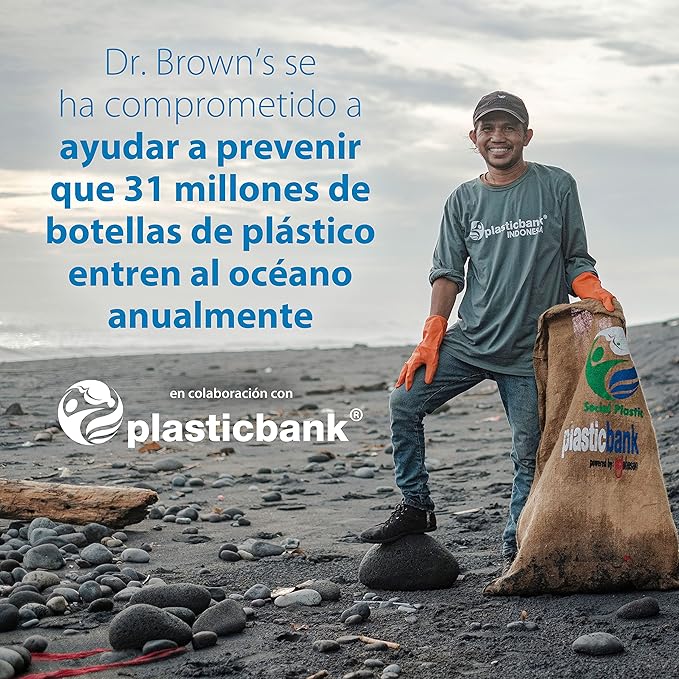 Dr. Brown's Natural Flow Anti-Colic Options+ Narrow Baby Bottle, Pink Floral, 8 oz/250 mL, with Level 1 Slow Flow Nipples, 0m+, 4 Pack