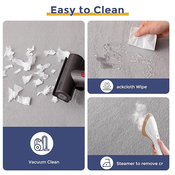 MAXYOYO 1.2" Thick Baby Play Mat for Floor, 49"x 49" Foldable Playpen Mat, Tummy Time Foam Mats Ultra Soft Support, Padded Carpet with Non-Slip Backing for Infant,Kids and Toddler Crawling, Grey