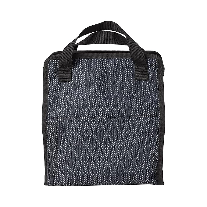 Dr. Brown's Fold & Freeze Bottle Tote, Travel Baby Bottle Insulated Cooler Bag, Store Up to 6 Baby Bottles, Black, BPA Free