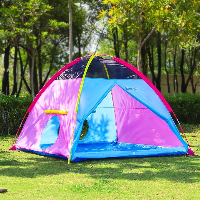 NARMAY® Play Tent Easy Joy Dome Tent for Kids Indoor/Outdoor Fun - 60 x 60 x 44 inch