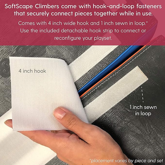 Factory Direct Partners 11618-ET SoftScape Toddler Playtime Climber, Indoor Active Play Structure (3-Piece Set) - Earthtone