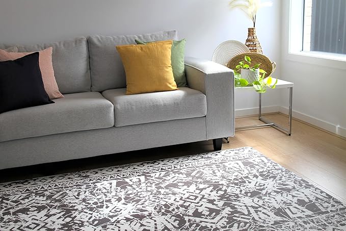 Cushmat Stylish Reversible Foam Play Mat (Large, Explorer - Ash Rose) - Soft, Waterproof, Durable Play mat for Infants, Babies, Toddler, Kids & Grownup - 6.5ft x 4.5ft