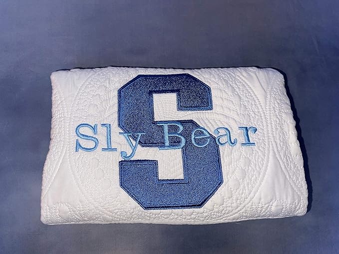 Personalized Baby Blanket Baby Quilt Monogrammed Blankets for Boys and Girls Embroidered Baby Gifts Chase