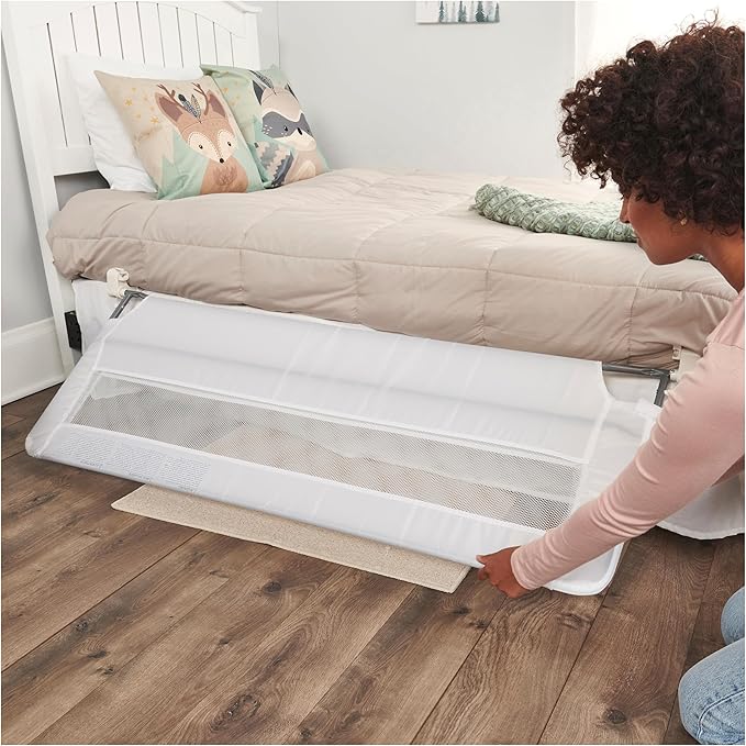 Regalo Swing Down 54-Inch Extra Long Bed Rail Guard, with Reinforced Anchor Safety System