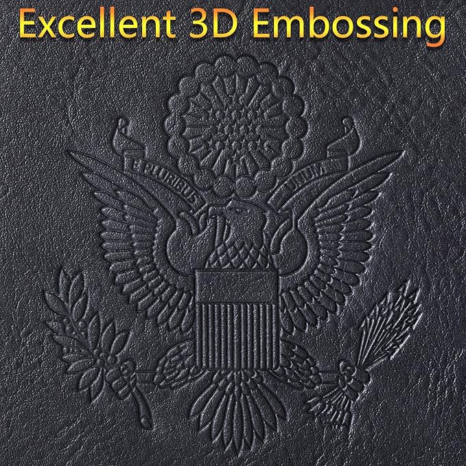 Airtag Passport Holder Cover Wallet Travel Essentials Leather RFID Blocking Case Vacation Luggage Must Haves Travel Accessories for Men Women (117#Black)