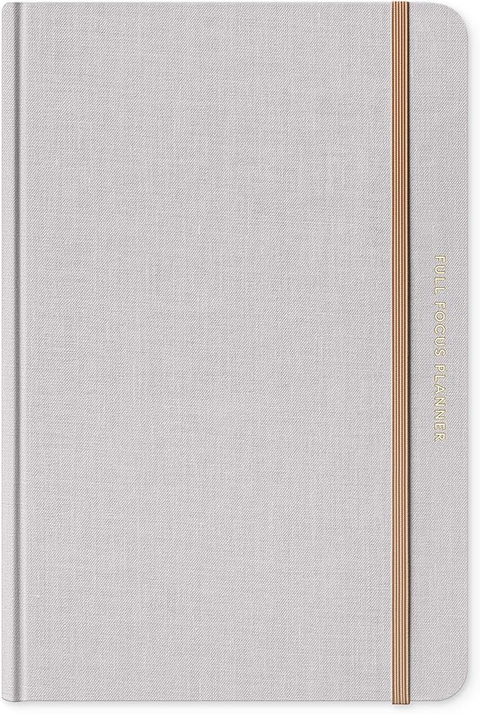 Full Focus Oatmeal Linen Planner by Michael Hyatt - The #1 Daily Planner to Set Annual Goals, Increase Focus, Eliminate Overwhelm, and Achieve Your Biggest Goals - Hardcover