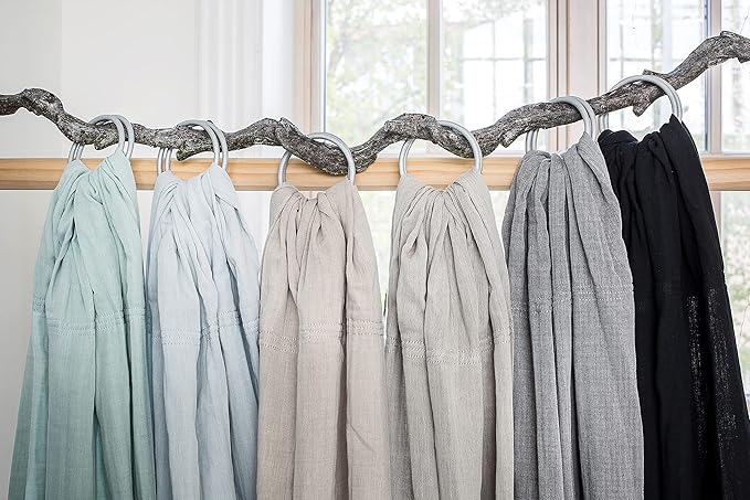 Lightweight Baby Sling 100% Cotton Newborn, Toddler, Infant Adjustable Ring Sling Breathable Travel Carrier Black